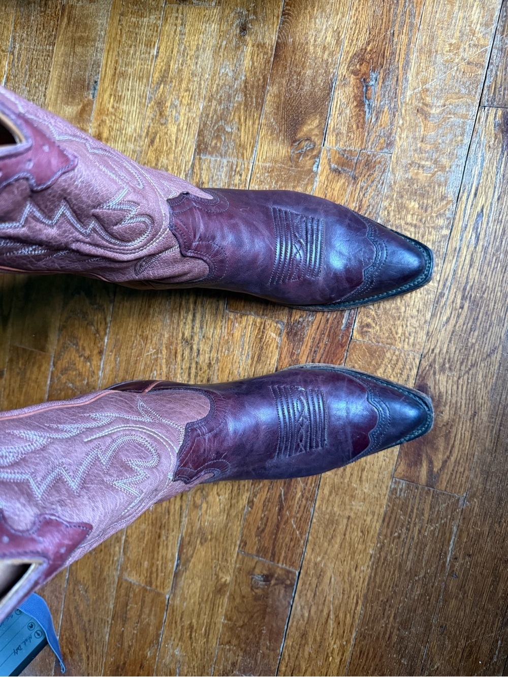 Boulet women’s boots size 8 leather western cowboy boots made in Canada - Picture 6 of 6